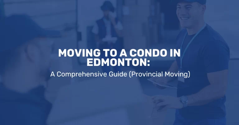 Moving to condo in Edmonton